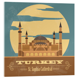 Acrylglasbild  Türkei - Hagia Sophia