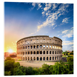 Acrylglasbild  Das Kolosseum in Rom, Italien - Jan Christopher Becke