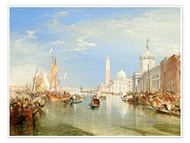 Poster Venedig – Die Dogana und San Giorgio Maggiore