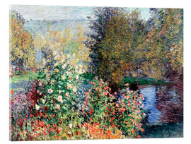 Acrylglasbild  Stiller Winkel - Claude Monet
