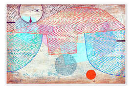 Poster  Sonnenuntergang - Paul Klee