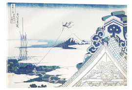 Acrylglasbild  Mitsui Geschäft in Suruga in Edo - Katsushika Hokusai