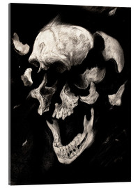 Acrylglasbild  Totenkopf Studie - Sergio Barrale