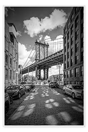 Poster NEW YORK CITY Manhattan Bridge