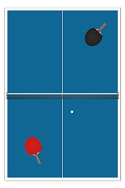 Poster  Tischtennis Match