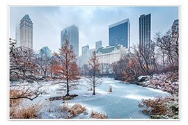 Poster  Winter im Central Park - Sascha Kilmer