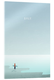 Acrylglasbild  Sylt Illustration - Katinka Reinke