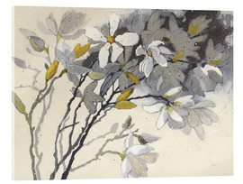 Acrylglasbild  Magnolienmalerei - Shirley Novak