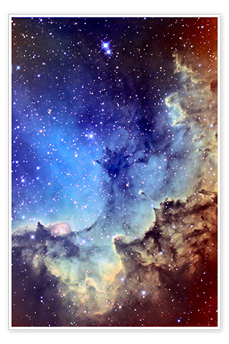 Poster NGC 7380 Emissionsnebel im Cepheus