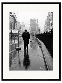 Gerahmter Kunstdruck  James Dean am Times Square - Celebrity Collection