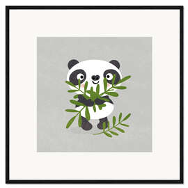 Gerahmter Kunstdruck  Panda - Für Dich - Julia Reyelt
