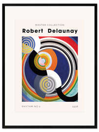 Gerahmter Kunstdruck  Delaunay - Rhythm no. 2 - Robert Delaunay