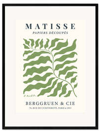 Gerahmter Kunstdruck  Henri Matisse Floral Abstrakt - TAlex